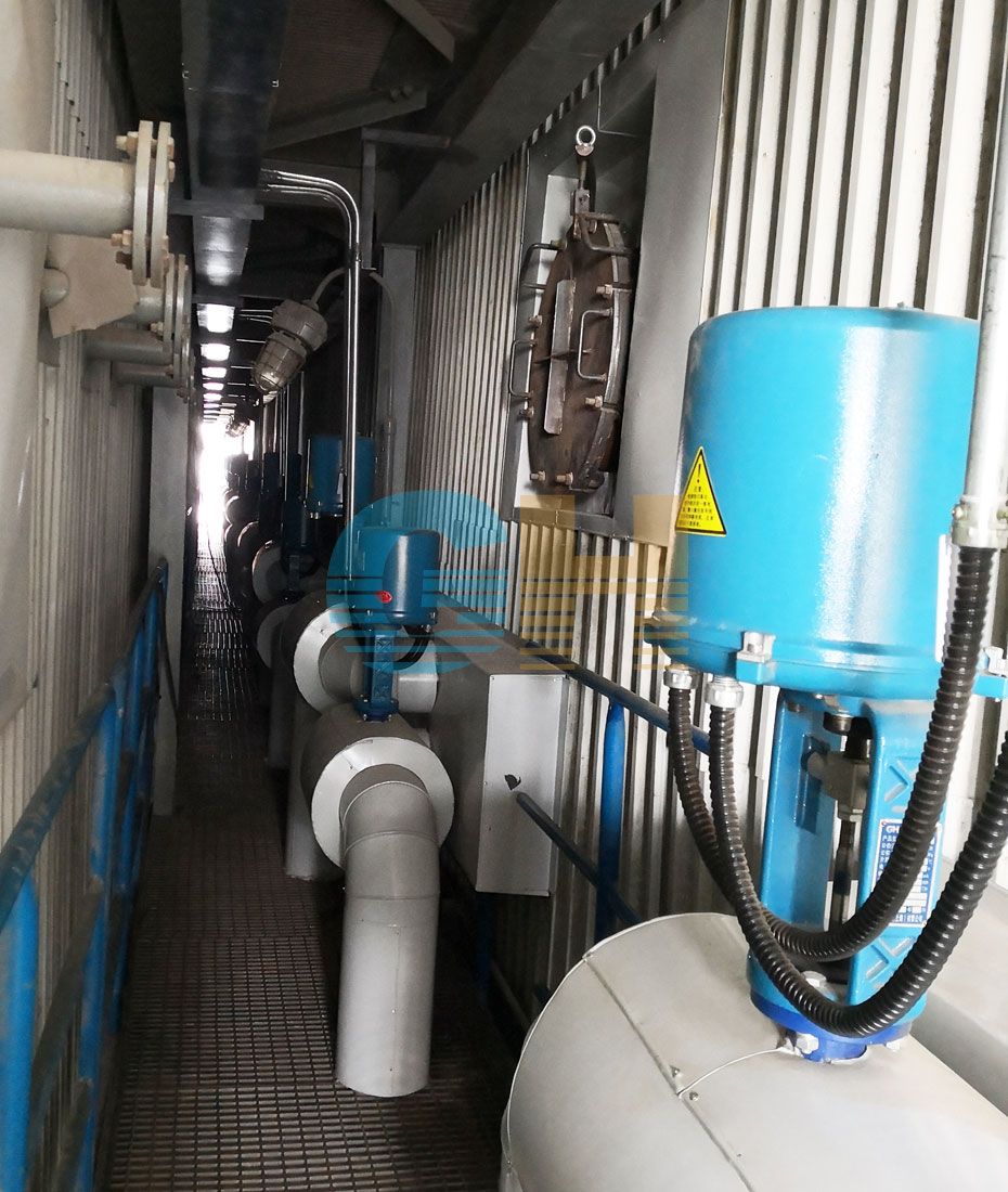 電動高溫調(diào)節(jié)閥-國電菏澤電廠噴氨***化項(xiàng)目現(xiàn)場